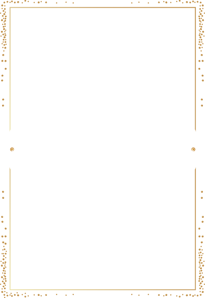 golden, elegant, vertical frame 1